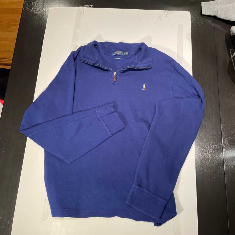 Ralph Lauren Estate Rib Knit in Rich Blue
